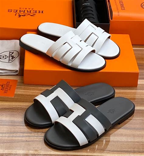 hermes heren slippers|hermes men's sandals 2020.